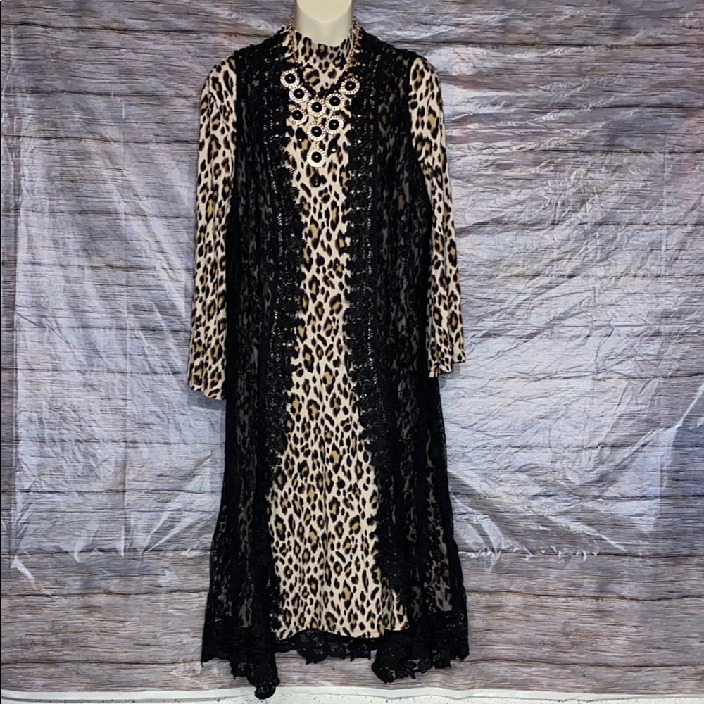 Chico’s Leopard Print Swing Dress